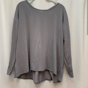 Lululemon grey long sleeve top